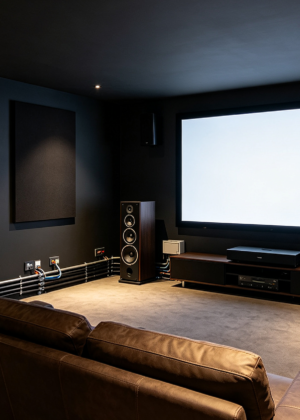 Home Theatre and Entertainment Room Electrical Setup