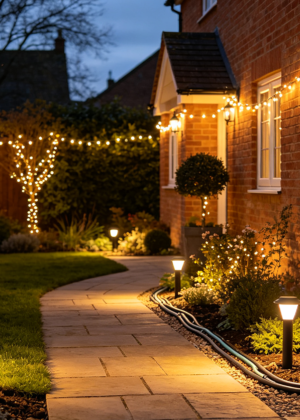 Outdoor Landscape and Festive Lighting Installation